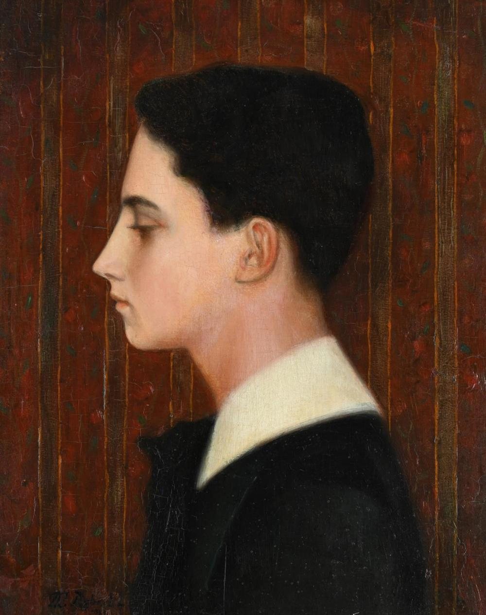 Oil portrait, 19th century